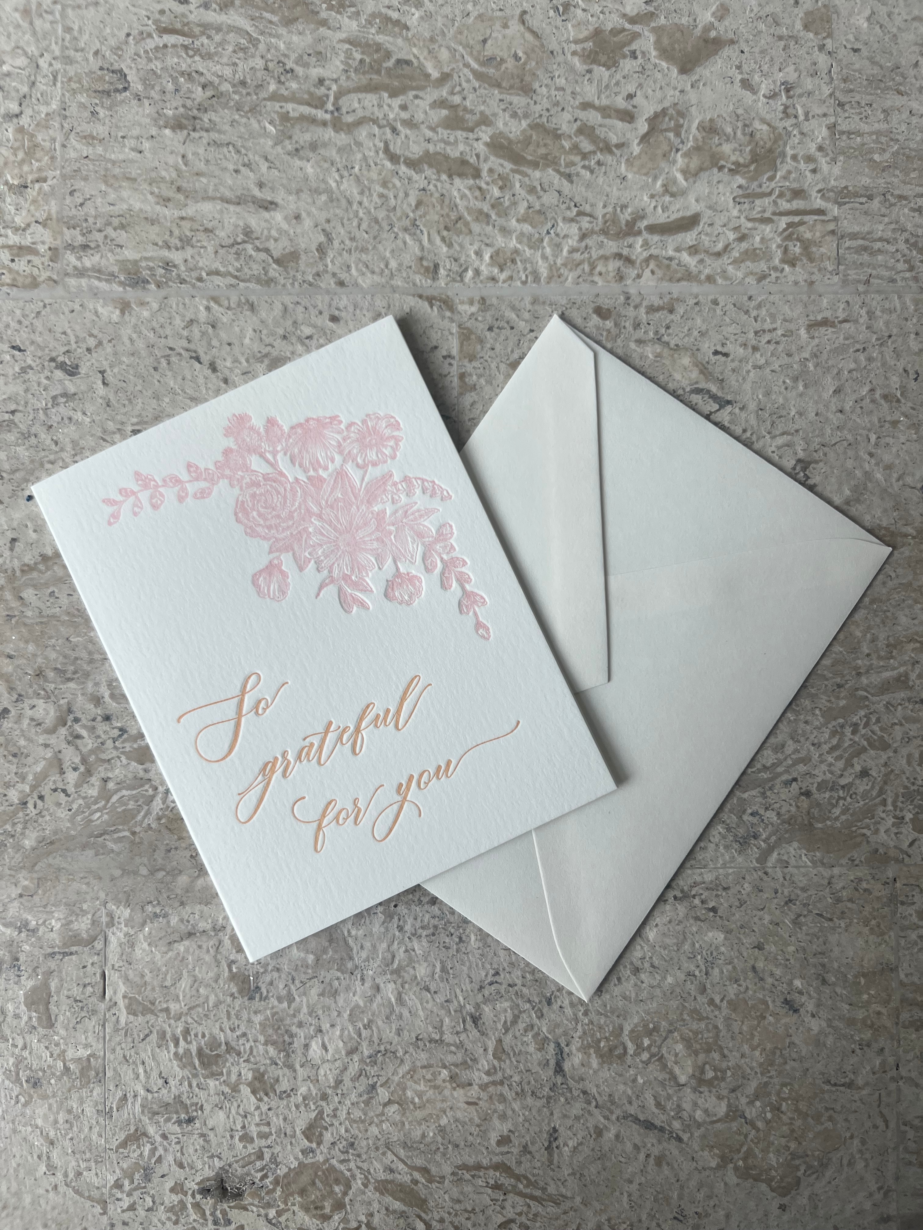 So Grateful for You Card